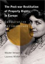 The Post-War Restitution of Property Rights in Europe: Shattered Dreams and Harsh Realities, Twenty Years After the First Oslo Accords