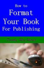 How to Format Your Book