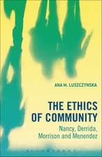 The Ethics of Community: Nancy, Derrida, Morrison, and Menendez