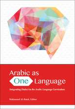 ARABIC AS ONE LANGUAGE