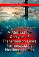 Method for Analysis of Transmission Lines Terminated by Nonlinear Loads