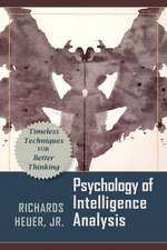 Psychology of Intelligence Analysis