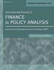 International Journal of Finance and Policy Analysis (2014 Annual Edition)