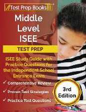 MIDDLE LEVEL ISEE TEST PREP