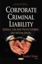 Corporate Criminal Liability