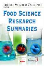 Food Science Research Summaries