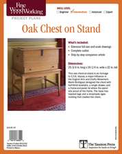 Fine Woodworking's Oak Chest on Stand Plan