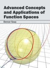 Advanced Concepts and Applications of Function Spaces