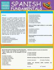 Spanish Fundamentals 1 (Speedy Study Guides