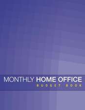 Monthly Home Office Budget Book