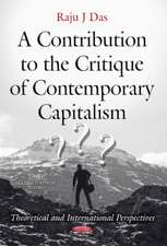 Contribution to the Critique of Contemporary Capitalism