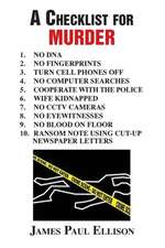 A Checklist for Murder