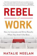 Rebel at Work: How to Innovate and Drive Results When You Aren't the Boss