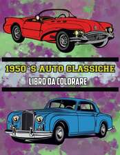 1950's Auto Classiche Libro da Colorare