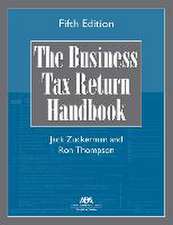 The Business Tax Return Handbook, Fifth Edition