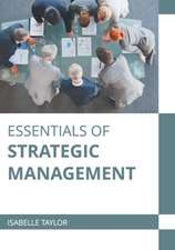 Essentials of Strategic Management