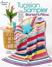 Tunisian Sampler Blanket & Pillow