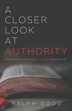 A Closer Look at Authority