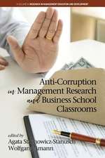 Anti-Corruption in Management Research and Business School C