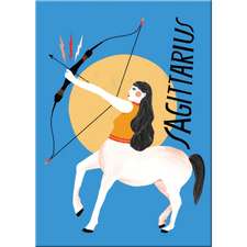 Lisa Congdon for Em & Friends Sagittarius Zodiac Magnet