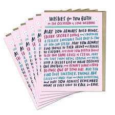 6-Pack Emily McDowell & Friends Wishes For Wedding Card