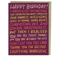 6-Pack Emily McDowell & Friends Everything Wonderful Birthday Greeting Cards