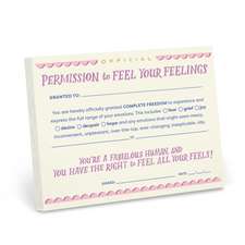 Em & Friends Permission to Feel Your Feelings Notepad