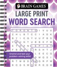 Brain Games - Large Print Word Search (Swirls)