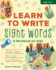 Learn to Write Sight Words