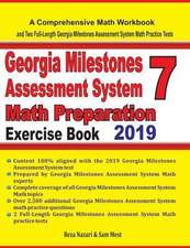 Georgia Milestones Assessment System 7 Math Preparation Exercise Book