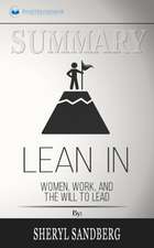 Summary of Lean In