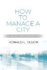 How to Manage a City