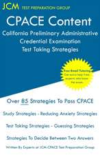 CPACE Content - California Preliminary Administrative Credential Examination - Test Taking Strategies