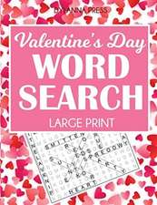 Valentine's Day Word Search Large Print