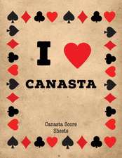 Canasta Score Sheets