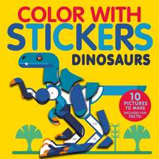 Color with Stickers: Dinosaurs