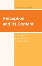 Perception and Its Content