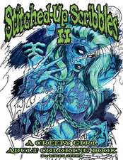 Stitched-Up Scribbles II: A Creepy Girl Adult Coloring Book