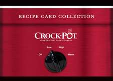 Recipe Card Tin Crock Pot Red