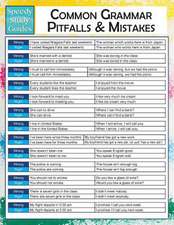 Common Grammar Pitfalls and Mistakes (Speedy Study Guides): Math 9th Grade (Speedy Study Guides)