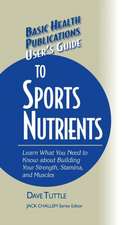 User's Guide to Sports Nutrients