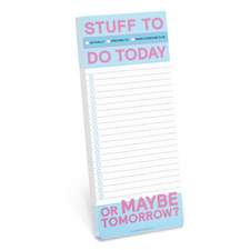 Knock Knock Stuff To Do Today Make-a-List Pads