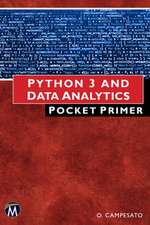 Python 3 and Data Analytics Pocket Primer