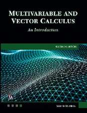 Multivariable and Vector Calculus: An Introduction