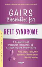 GAIRS Checklist For Rett Syndrome