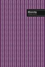 Diversity Lifestyle Journal, Creative Write-in Notebook, Dotted Lines, Wide Ruled, Medium Size (A5) 6 x 9 Inch (Purple)