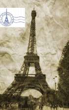 Eiffel Tower vintage cream color blank page journal