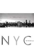 NYC iconic Manhattan skyline creative blank journal notebook $ir Michael designer edition