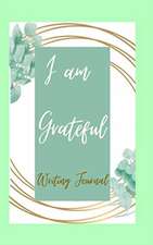 Toqeph: I am Grateful Writing Journal - Lime Green Brown Fra