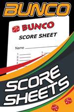 Bunco Score Sheets